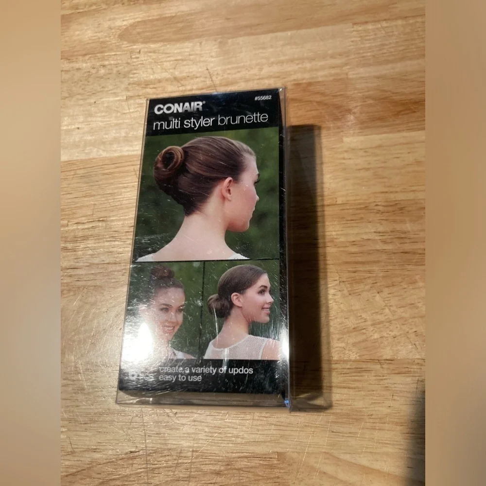 4/$25 Conair brunette updo 6 piece set. Brand new in box. Great for prom